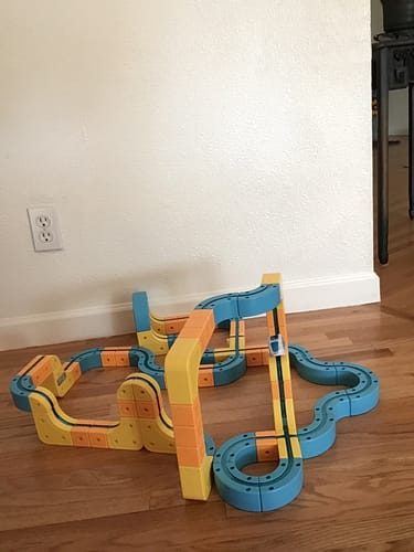 Infinity Racer Train photo by Lorraine F.: Our grands enjoy this toy so much. We purchased two for added length and buil…