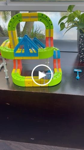 Infinity Racer Train video review by Donna G.: Easy to put together The car is USB chargeable There are many configurati…